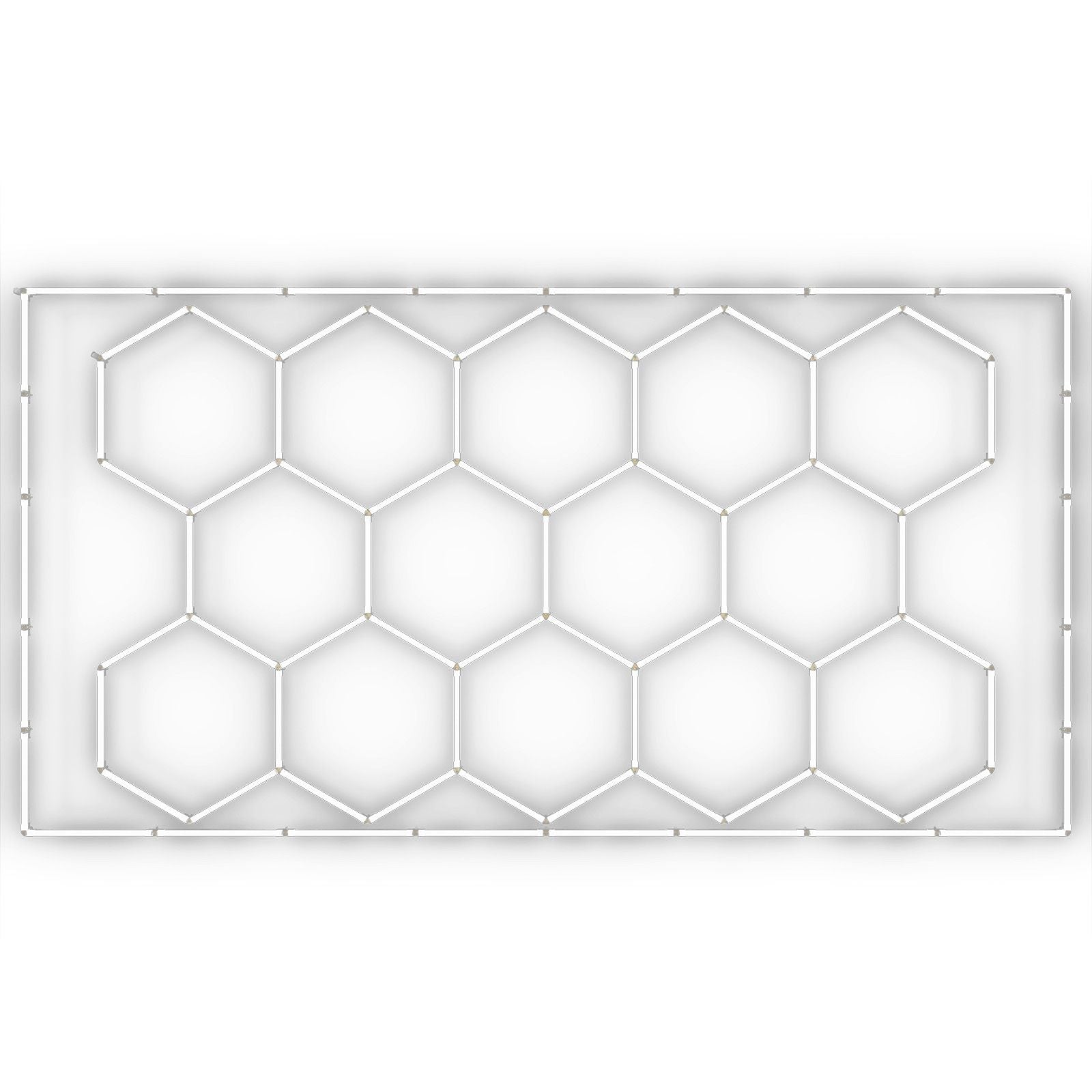 Hexagon Garage Lights 86400LM 5 Grid Honeycomb LED Shop Ceiling Light