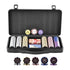 Poker Chip Set, 300-Piece Poker Set, Complete Poker Playing Game Set with Carrying Case, Heavyweight 14 Gram Casino Clay Chips, Cards, Buttons and Dices, for Texas Hold&