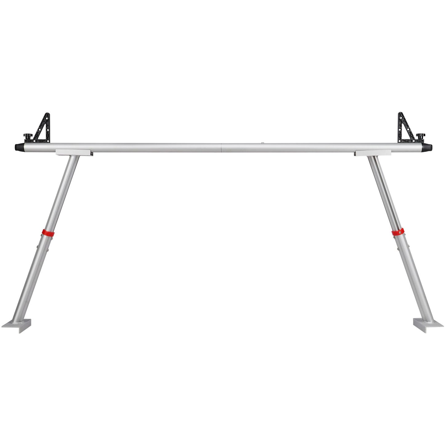 Truck Rack, 363lbs Capacity, 19-34in Adjustable Height, Aluminum Ladder Rack for Truck with 8 Non-Drilling C-clamps, Heavy Duty Truck Bed Rack Two-Bar Set for Kayak, Surfboard, Lumber, Ladder