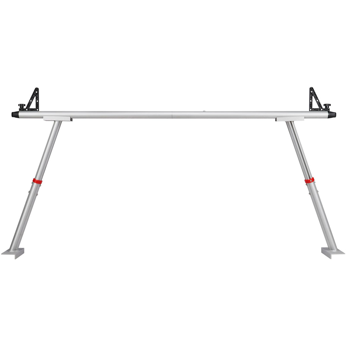 Truck Rack, 363lbs Capacity, 19-34in Adjustable Height, Aluminum Ladder Rack for Truck with 8 Non-Drilling C-clamps, Heavy Duty Truck Bed Rack Two-Bar Set for Kayak, Surfboard, Lumber, Ladder