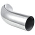 Elbow Exhaust Tip, 101.6mm Inlet, 152.4mm Outlet, 584mm Overall Length, Chrome Turn Down Exhaust Tip with Clamp for Truck/Sedan/Sports Car/SUV, Chrome Structure for High Temperature Resistance