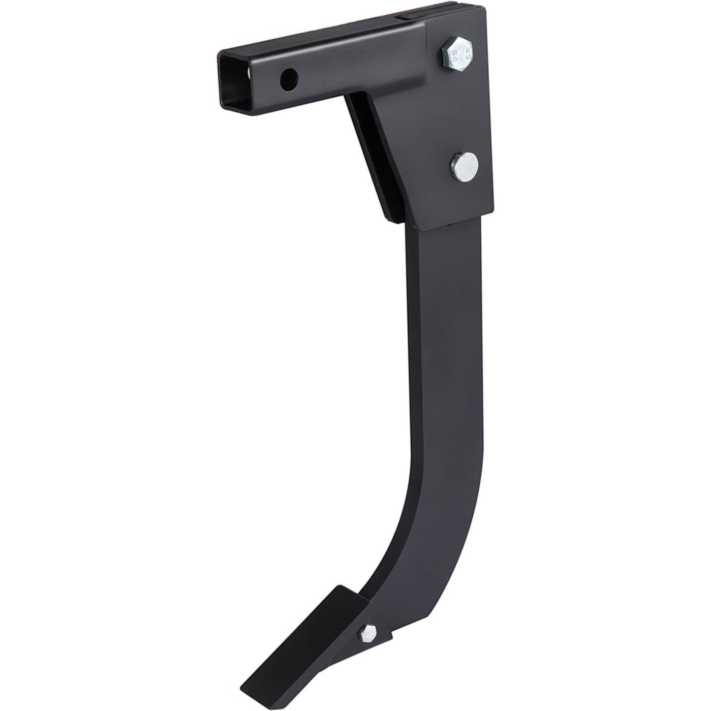 Hitch Mounted Ripper, 40.6cm Shank Length Box Scraper Shank, 4 Hole Site Box Blade for Tractor, 2 Locating Pins Ripper Shank, 2 Plough Tips Box Blade Shank Teeth
