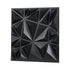 3D Wall Panels, 33-Pack 30 x 30 cm PVC Modern Art Minimalist Diamond Tiles, 2.97 m² Coverage Accent Wall Panel, Interior Home Decor for Ceiling, Bedroom, Living Room, Gaming Room, Matte Black