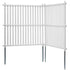 1.22m W x 1.22m H Vinyl Privacy Fence Panels, Air Conditioner Fence, Outdoor Privacy Screens for Trash Can, Pool Equipment Enclosure, Privacy Screen Kit Strip Panels (2 Panels)