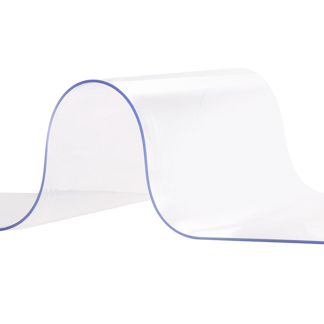 VEVOR Strip Curtain, 96" Height x 72" Width, 0.08" Thickness, 12PCS Clear PVC Strip Door Curtain, Freezer Curtain, Plastic Door Strips for Walk in Freezers, Coolers & Warehouse Doors, with 50% Overlap