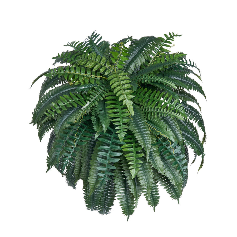 VEVOR Artificial Boston Fern Large Plastic Fern 88 Branches Indoor Outdoor Decor