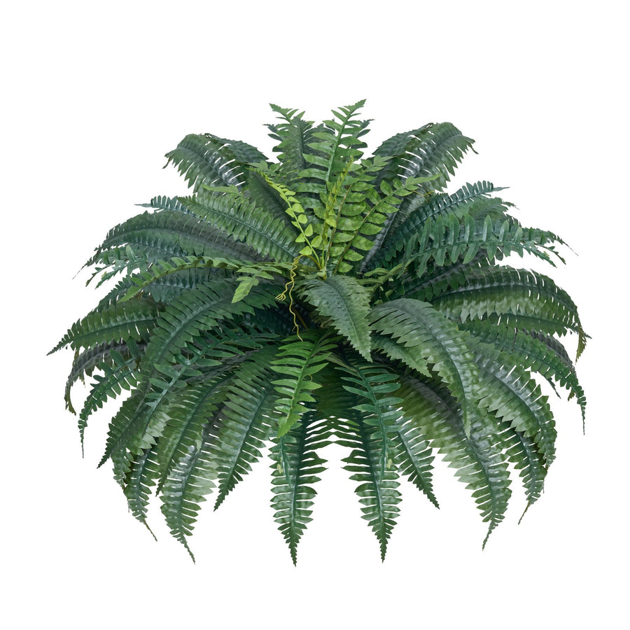 VEVOR 2Pcs Artificial Boston Ferns Plastic Fern 50 Branches Indoor Outdoor Decor