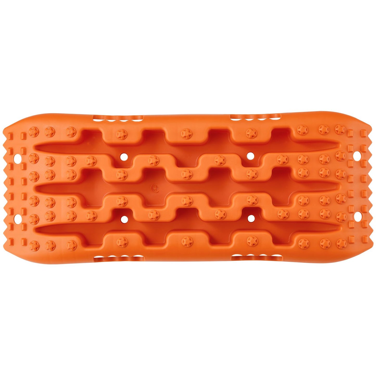 2PCS Traction Boards with PP for Mud Snow Sand Storage Bag Short Orange