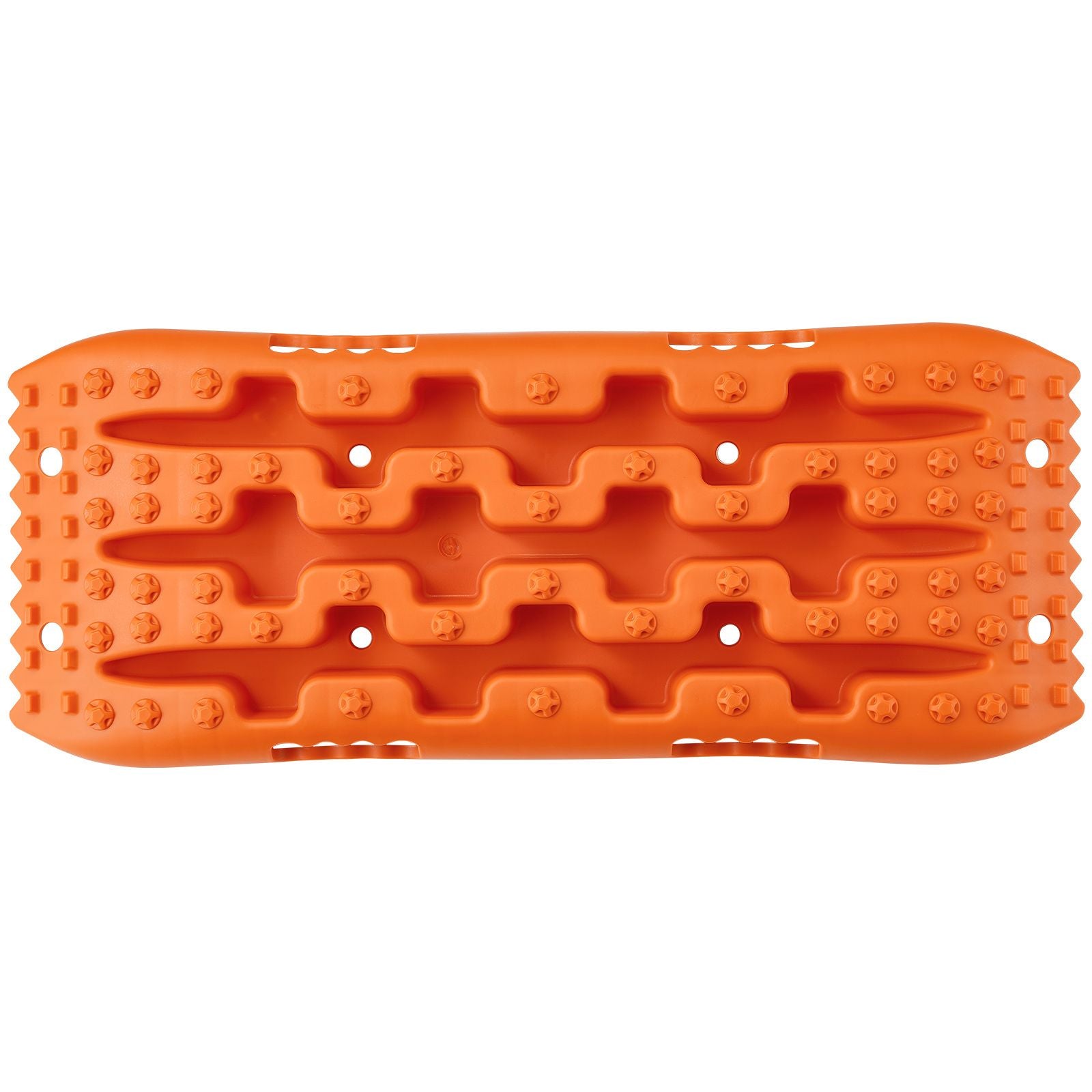 2PCS Traction Boards with PP for Mud Snow Sand Storage Bag Short Orange
