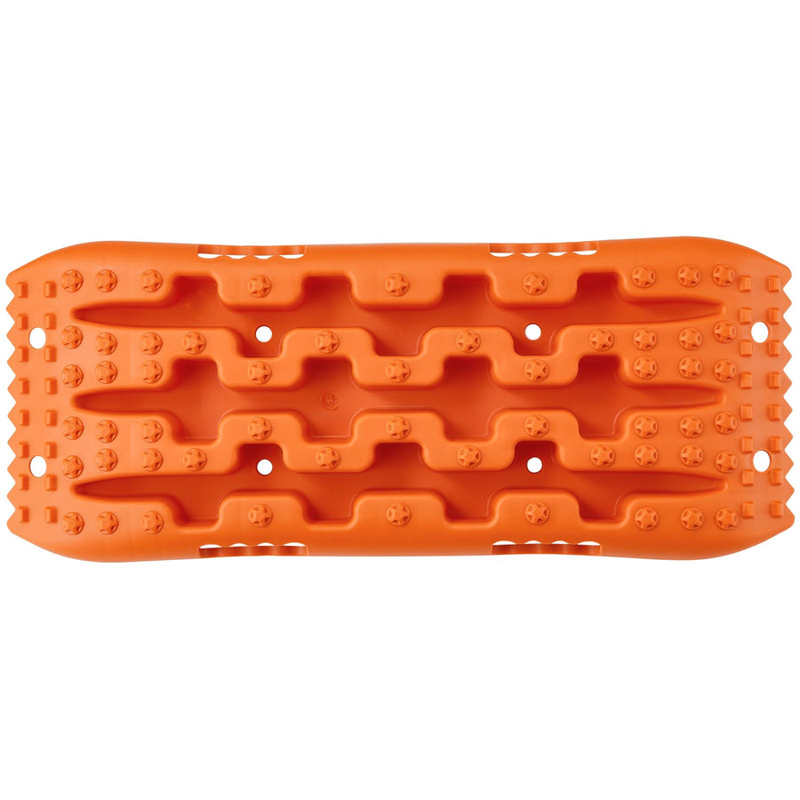 2PCS Traction Boards with PP for Mud Snow Sand Storage Bag Short Orange