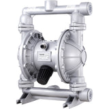 Air Operated Double Diaphragm Pump, 44GPM, Max 115PSI Air Waste Oil Pneumatic Transfer Pump with 2 Extra Diaphragms, 3.8cm Inlet & Outlet Aluminum Alloy Diaphragm Pump for Diesel Grease Oil