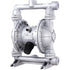 Air Operated Double Diaphragm Pump, 44GPM, Max 115PSI Air Waste Oil Pneumatic Transfer Pump with 2 Extra Diaphragms, 3.8cm Inlet & Outlet Aluminum Alloy Diaphragm Pump for Diesel Grease Oil