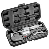 Micrometer Set, Digital Outside Micrometer 0-25.4 mm Measuring Range, 0.001 mm Resolution, Ultra-Precision Accuracy, LCD Screen, in/mm Switch, Carbide Tip, with Protective Case