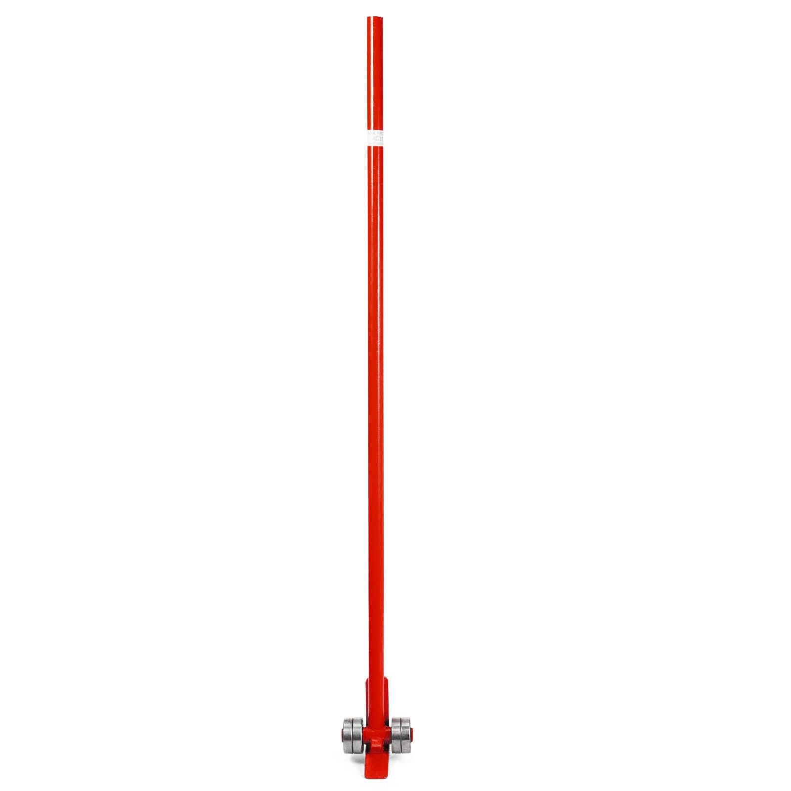Prylever Bar 3T Capacity Steel Pry Lever Bar Heavy Duty with Wheels Prylever with 1.5 m Length Handle