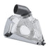 Cutting Dust Shroud for Angle Grinders, 100-125 mm Angle Grinder Dust Shroud with 6 Clamping Washers & 125 mm Diamond Grinding Cup Wheel, Adjustable Cutting Depth, Connect to Vacuum Cleaner