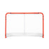 Street Hockey Net, Indoor Outdoor Steel Hockey Goal, Official Regulation Pro Hockey Training Goal Set, Portable Hockey Goal with Net, Easy Assemble, 72" x 48", White/Red