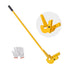 Pallet Buster, 104 cm Handle, 907 kg Weight Capacity, Q235 Carbon Steel, Heavy Duty Deck Wrecker Demolition Wood Pallet Tool Breaker Pry Bar Puller for Efficient and Effortless Board Removal