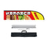 Burger Restaurant Advertising Feather Flag Kit Swooper Flag Poles 16.3 FT