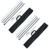 Feather Flag Pole Kit 2 Packs Swooper Flag Pole 16.3 ft with Ground Stakes