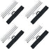 Feather Flag Pole Kit 4 Packs Swooper Flag Pole 16.3 ft with Ground Stakes