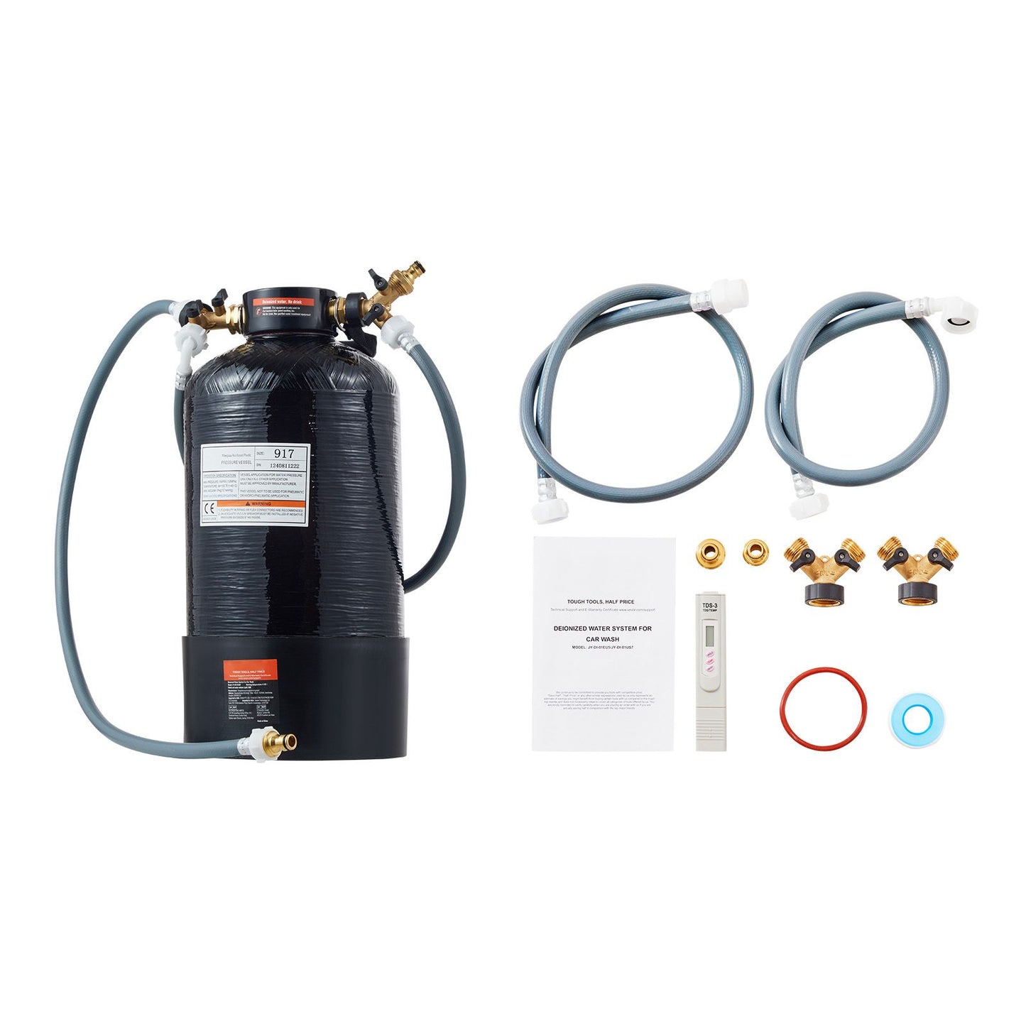 Spotless Deionized Water System Car Wash System with Handheld TDS Meter