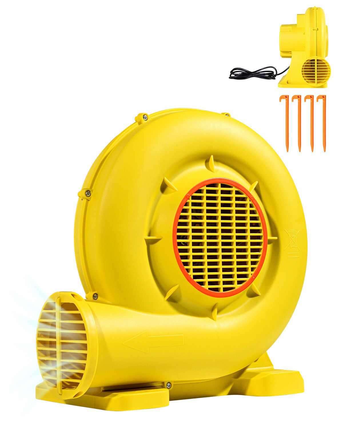 Inflatable Bounce House Blower 0.8&1HP 750W for Commercial Bounce House