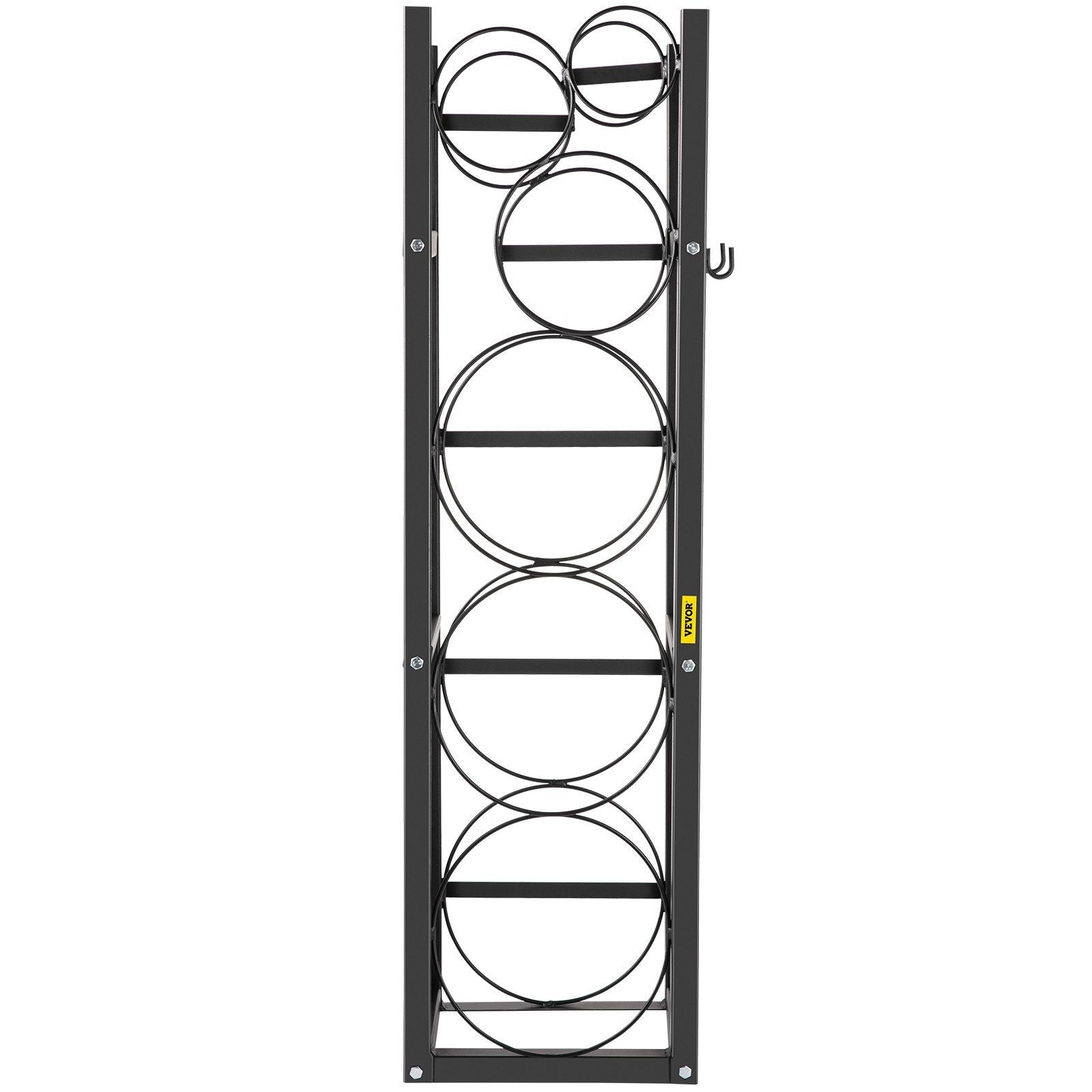 Refrigerant Tank Rack with 3x30lb and Other 3 Saving Space, Cylinder Tank Rack 46x13x4-inch, Refrigerant Cylinder Rack Gas Cylinder Racks and Holders, for Gas Oxygen Nitrogen Storage