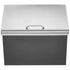 Drop in Ice Chest, 20"L x 16"W x 13"H Stainless Steel Ice Cooler, Commercial Ice Bin with Hinged Cover, 40 qt Outdoor Kitchen Ice Bar, Drain-pipe and Drain Plug Included, for Cold Wine Beer