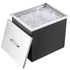 VEVOR Drop in Ice Chest, 21"L x 17"W x 18"H Stainless Steel Ice Cooler, Commercial Ice Bin with Cover, 40 qt Outdoor Kitchen Ice Bar, Drain-pipe and Drain Plug Included, for Cold Wine Beer