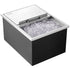 Drop in Ice Chest, 24"L x 18"W x 13"H Stainless Steel Ice Cooler, Commercial Ice Bin with Sliding Cover, 40.9 qt Outdoor Kitchen Ice Bar, Drain-pipe and Drain Plug Included, for Cold Wine Beer