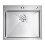 25 inch Kitchen Sink Workstation, 304 Stainless Steel Top Mount Sinks, Drop-In Single Bowl Farmhouse Basin with Accessories, Household Dishwasher Sinks for RV, Prep Kitchen, Laundry Room, Bar