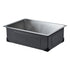 30 inch Kitchen Sink Workstation, 304 Stainless Steel Undermount Sink, Drop-In Single Bowl Farmhouse Basin with Ledge & Multiple Accessories, Household Dishwasher Sinks for RV, Prep Kitchen, Bar