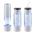 Hydrogen Water Bottle Generator, 380 ml / 13.4 oz Capacity Portable Hydrogen Water Maker, SPE Technology Hydrogen Rich Water Ionizer Machine with Nasal Inhalation Tube and Self-Cleaning