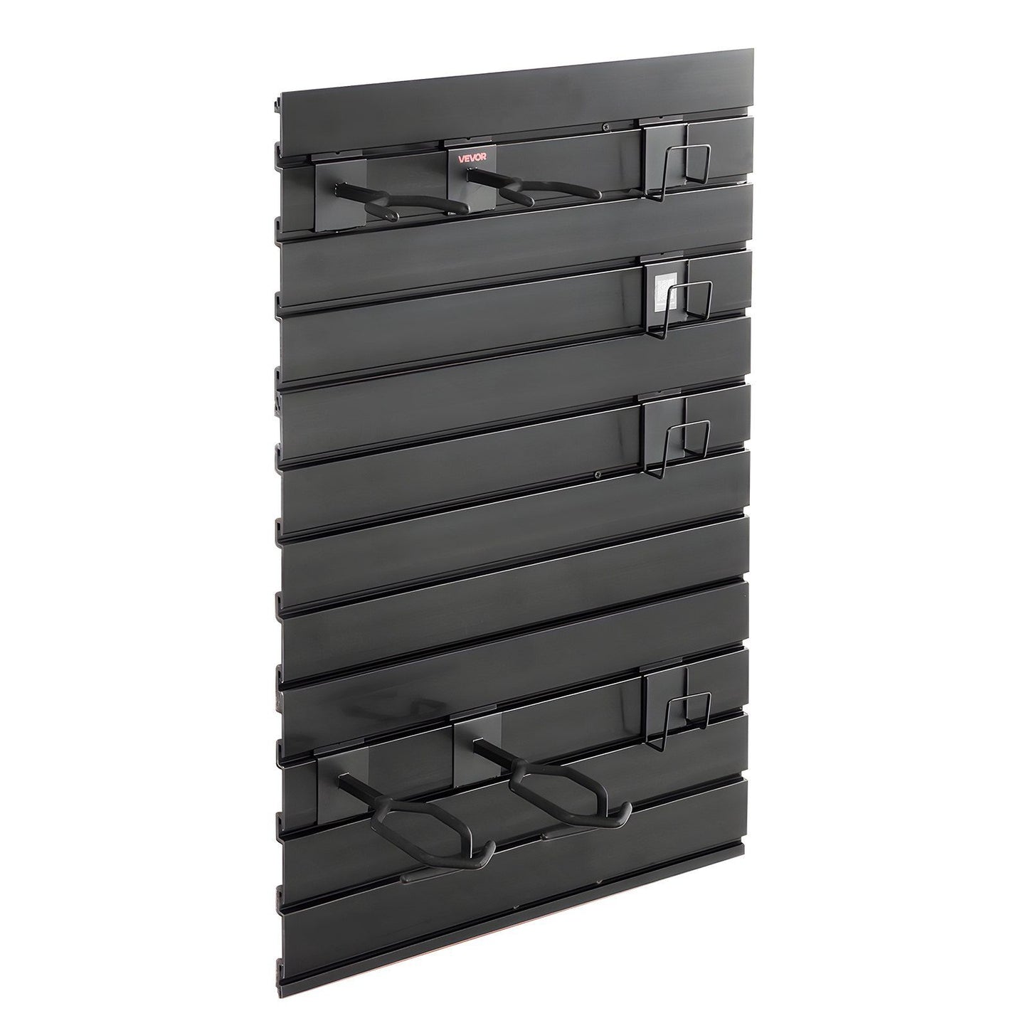 Gun Rack, Wall Mount, Tactical Rifle Shotgun Handgun Storage, Heavy-Duty PVC Panels & Steel Wall Racks, Securely Holds up to 2 Rifles & 4 Pistols, Modular Firearms Gun Gear Accessories Organizer