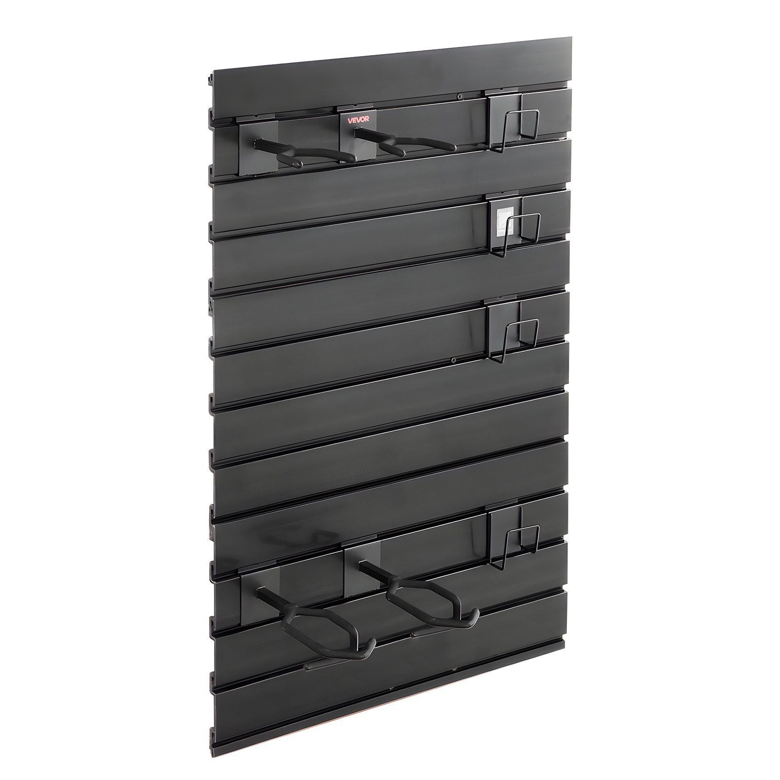 Gun Rack, Wall Mount, Tactical Rifle Shotgun Handgun Storage, Heavy-Duty PVC Panels & Steel Wall Racks, Securely Holds up to 2 Rifles & 4 Pistols, Modular Firearms Gun Gear Accessories Organizer
