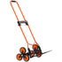 Stair Climbing Cart, 54 kg Stair-Climbing Capacity, Portable Folding Trolley Cart with Telescoping Handle, 6 Wheels and 2 Bungee Cords, Stair Climber Dolly for Home, Groceries, Warehouse