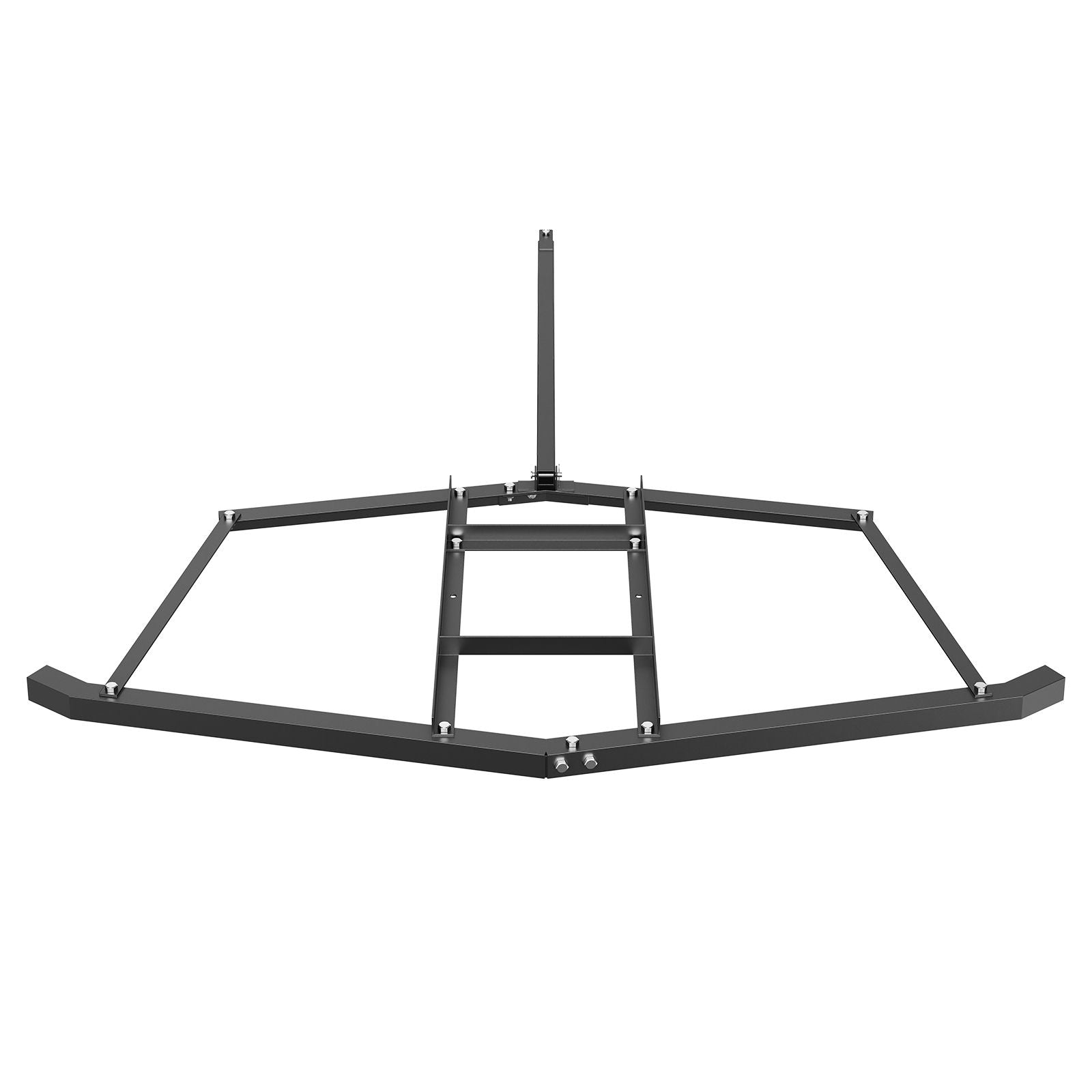 Driveway Drag, 76.57" Width Tow Behind Drag Harrow, Q235 Steel Driveway Grader with Adjustable Bars, Support up to 50 lbs, Driveway Tractor Harrow for ATVs, UTVs, Garden Lawn Tractors