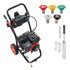 Gas Pressure Washer Gas Powered Washer 3600 PSI 2.6 GPM 210cc 5 Nozzles