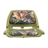 Boat Seat, Low Backrest, Folding Fishing Boat Seat with Thickened Sponge Cushion & PU Polyester Fabric, Strong PP Frame, Flip Up Boat Seat for Fishing Boats, Yachts, Ships, Camouflage Color