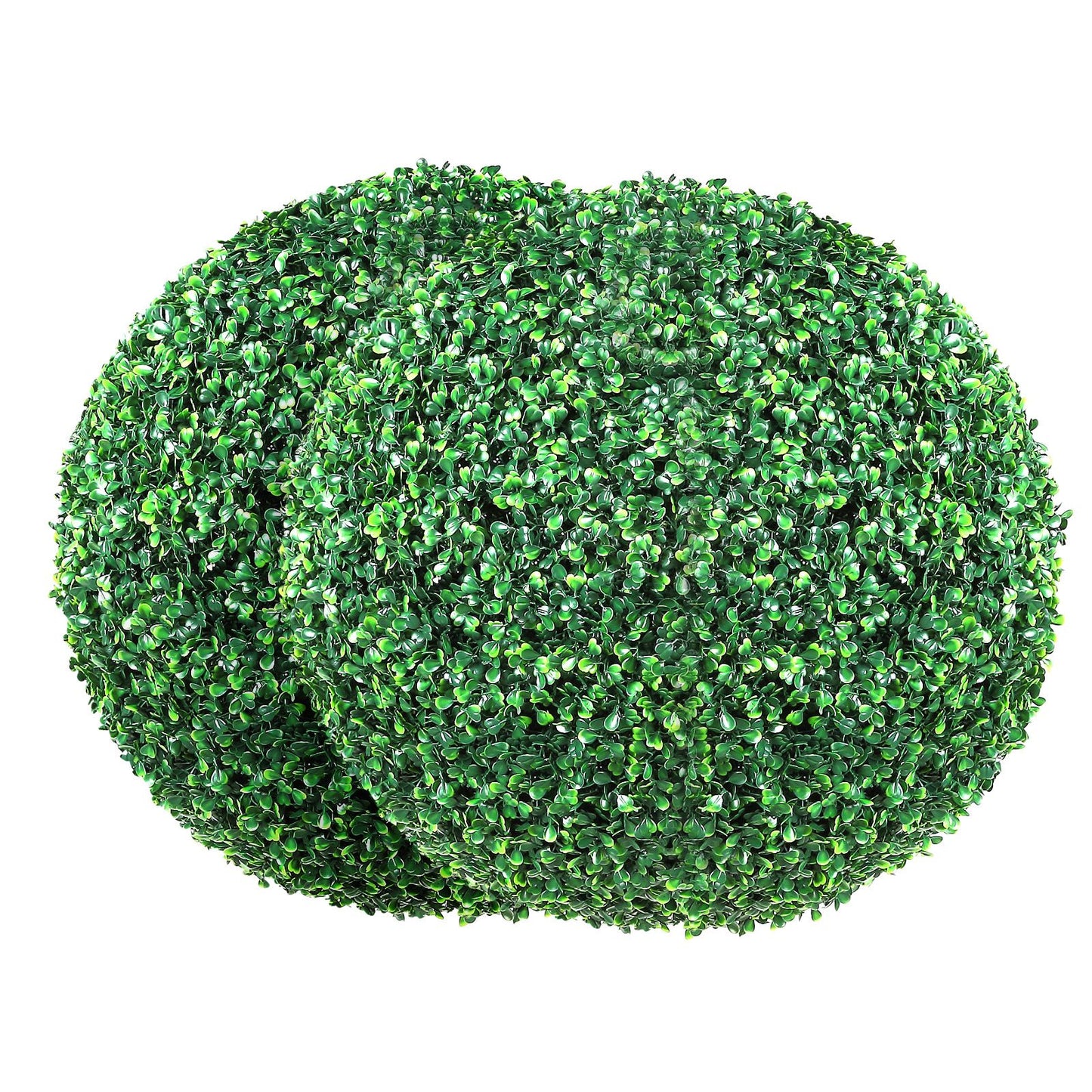 Artificial Topiaries Boxwood Trees, (2 Pieces), Ball-Shape Faux Topiaries Plant, All-year Green Feaux Plant Decorative Balls for Backyard, Balcony,Garden, Wedding and Home