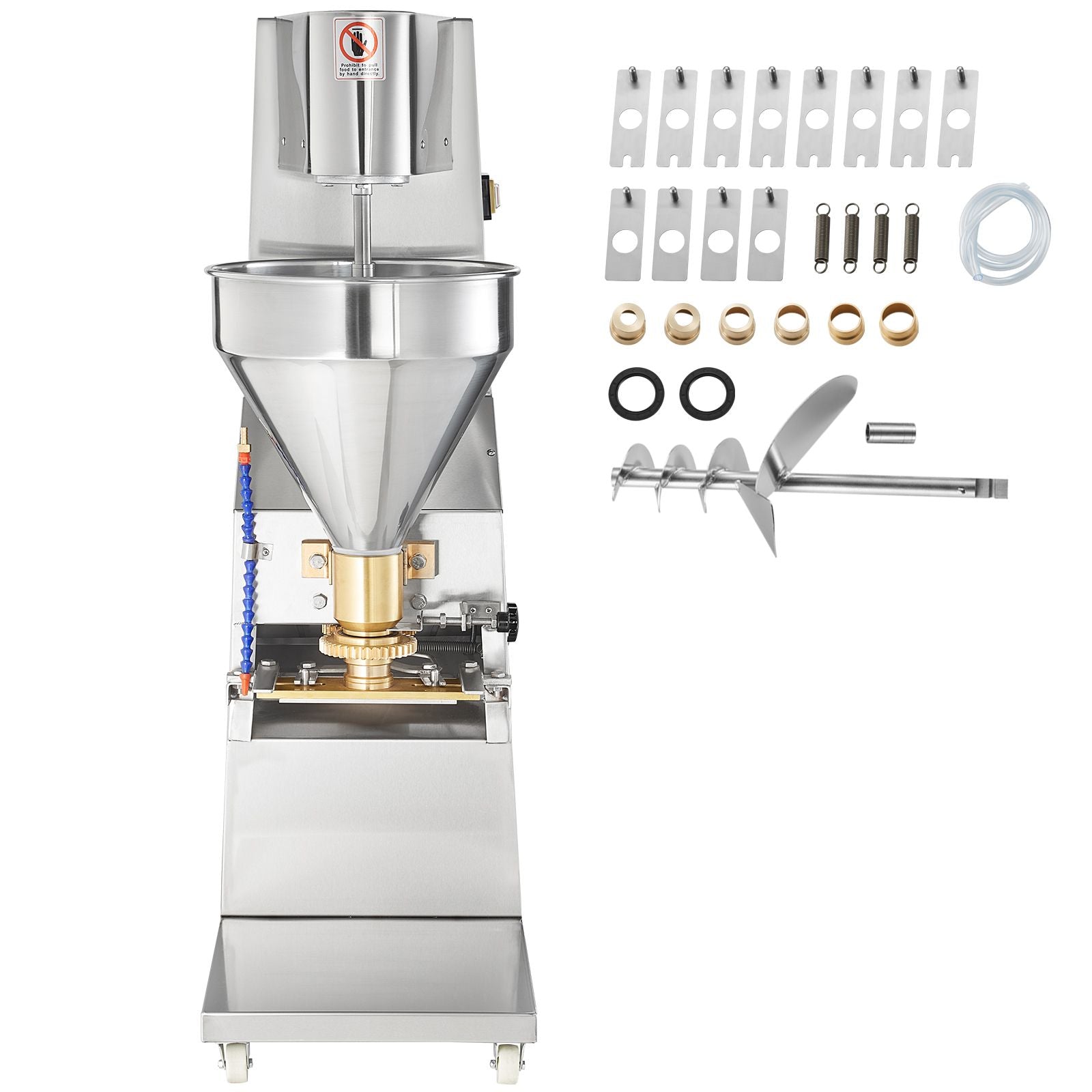 Commercial Meatball Forming Machine, 280 PCs/min Automatic Meatball Maker, 1100W Electric Fish Beef Pork Shrimp Ball Making Tool, Stainless Steel Meatball Former with 18/20/22/26/30/32 mm Models