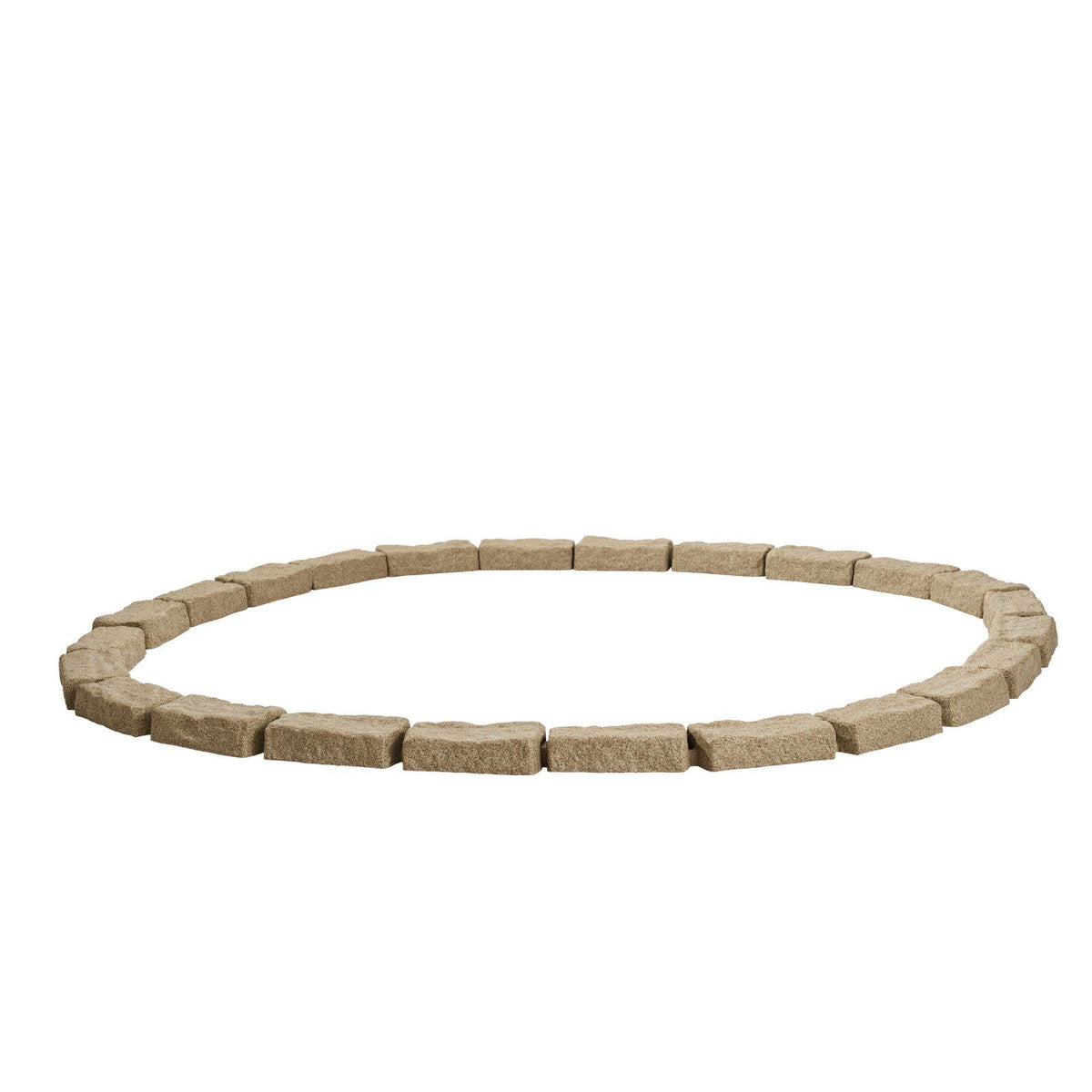 Fake Stone Landscape Edging 1180 x 95 x 57 mm Lawn Edging Fade-Resistant Beige