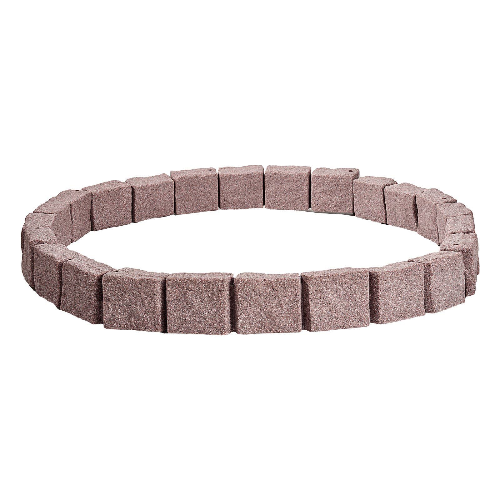Fake Stone Landscape Edging1190 x 100 x 155mm Lawn Edging Fade-Resistant Brown