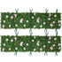 Artificial Luxury‌ Flower Wall Backdrop, 2 PCS, Each Panel 61 x 243.8 cm, Gorgeous 3D Silk Floral Backdrop Pet Friendly, Easy Installation Flower Wall Panel for Wedding, Event, Party, Home Decor