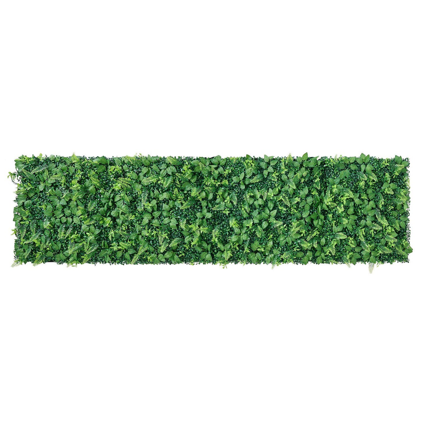 Artificial Plant Wall, 4 PCS 61 x 243.8 cm Artificial Boxwood Panels, Sun Protection Greenery Backdrop Privacy Hedge Fence, Fake Grass Screen for Wedding, Indoor, Outdoor Garden, Backyard