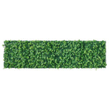 Artificial Plant Wall, 4 PCS 61 x 243.8 cm Artificial Boxwood Panels, Sun Protection Greenery Backdrop Privacy Hedge Fence, Fake Grass Screen for Wedding, Indoor, Outdoor Garden, Backyard
