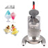 Ice Crushers Machine, 220lbs Per Hour Electric Snow Cone Maker with 4 Blades, 300W Electric Ice Crusher with Cover and Bowl for Home and Commercial Use, Silver