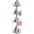 42" to 114" High Shower Corner Caddy Tension Pole Rust-Proof Tension Pole
