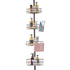 56" to 114" High Shower Corner Caddy Tension Pole Rust-Proof Tension Pole