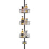 39" to 125" High Shower Corner Caddy Tension Pole Rust-Proof Tension Pole